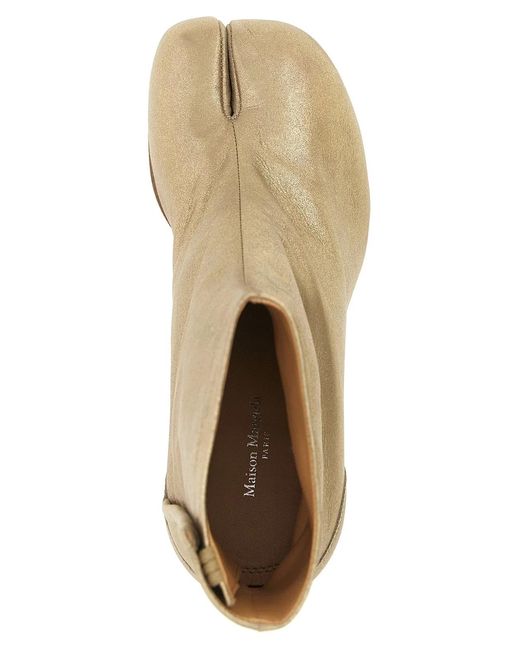 Maison Margiela Natural 'Tabi' Ankle Boots
