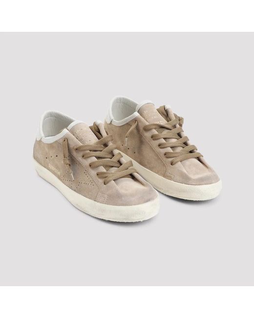 Golden Goose Deluxe Brand Natural Tabacco Cream Superstar Sneakers