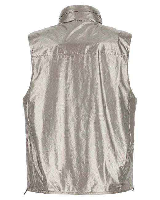 C P Company Gray 'The Metropolis Series' Vest for men