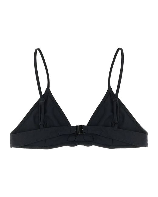 Coperni Black 'Flower' Bikini Top