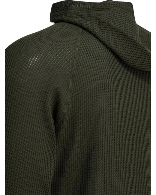 Houdini Sportswear Green "Pace Flow" Hoodie for men