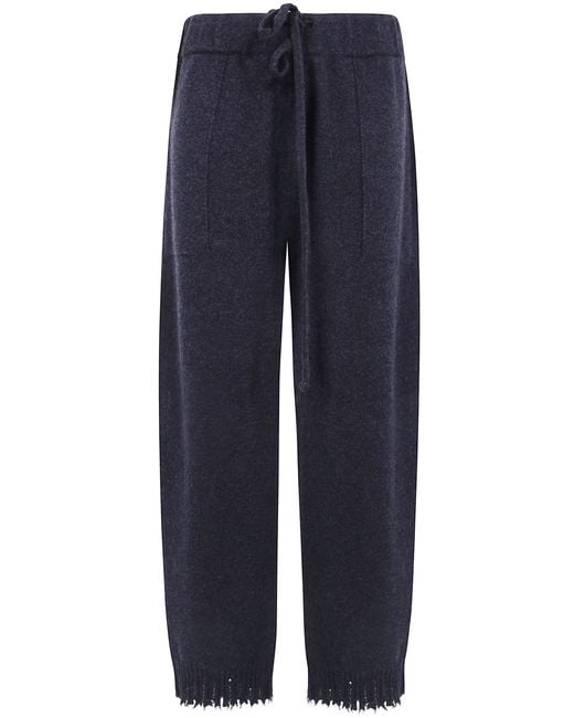 Uma Wang Blue Ankle Pants