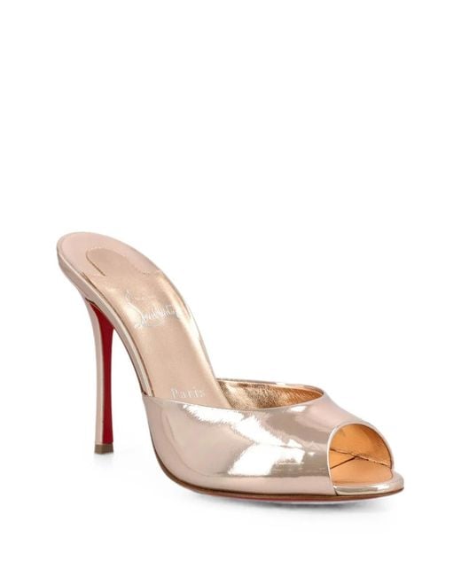 Christian Louboutin Natural Me Dolly Leather Mules