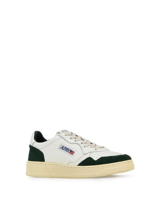 Autry White Medalist Low for men