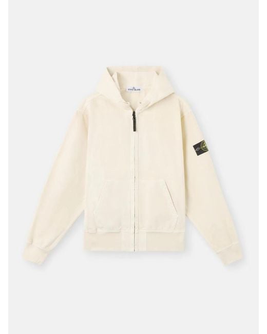 Stone Island Natural Hoodie Sweater for men