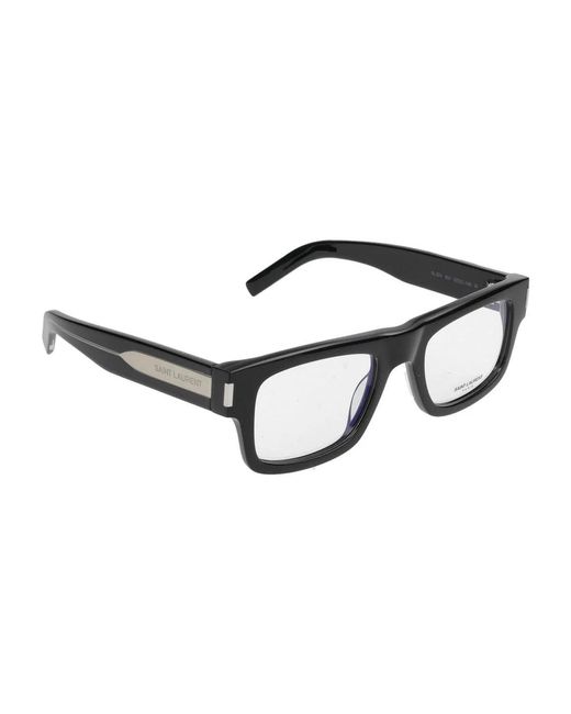 Saint Laurent Black Eyeglasses Sl 574 001 Crystal Transparent/21/145 for men