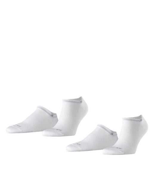 Burlington White Cotton Socks Set for men