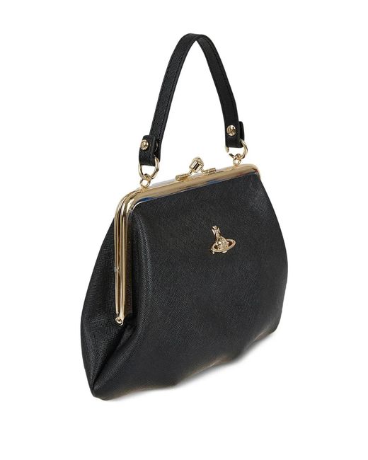Vivienne Westwood Black Granny Frame Purse