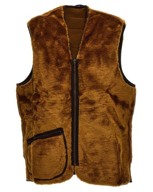 Barbour Brown Reversible Vest for men
