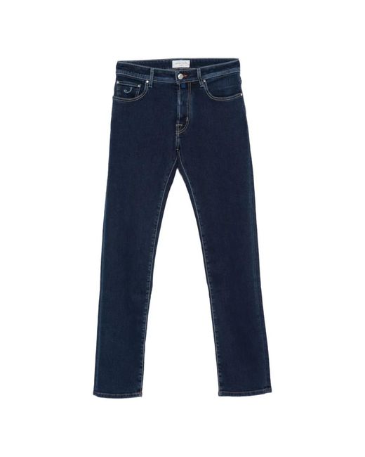 Jacob Cohen Blue Cotton Jeans for men