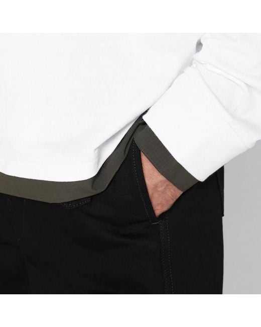 Sacai White Cotton Shirt for men