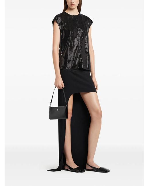 Courreges Black Courregès Ac Naplack Zipped Pouch