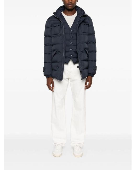 Herno Blue L'Eskimo Down Jacket for men