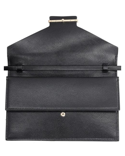 Tom Ford Black Leather Shoulder Bag