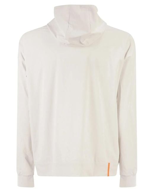 Rrd White Surflex Stretch Technical Hooded Jacket for men