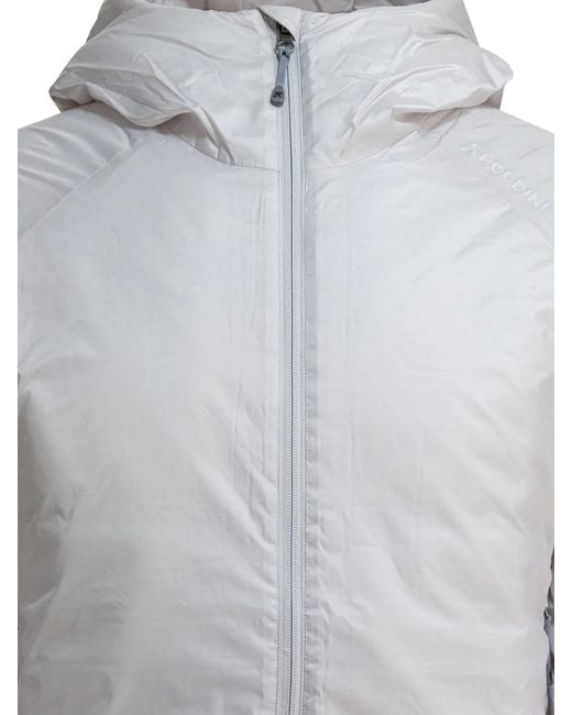 Houdini Sportswear Gray "Dunfri" Lightweight Down Jacket for men