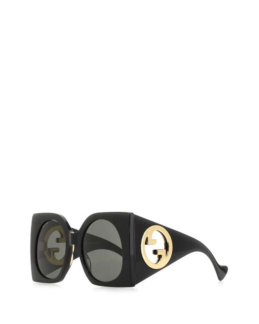 Gucci Black Acetate Sunglasses