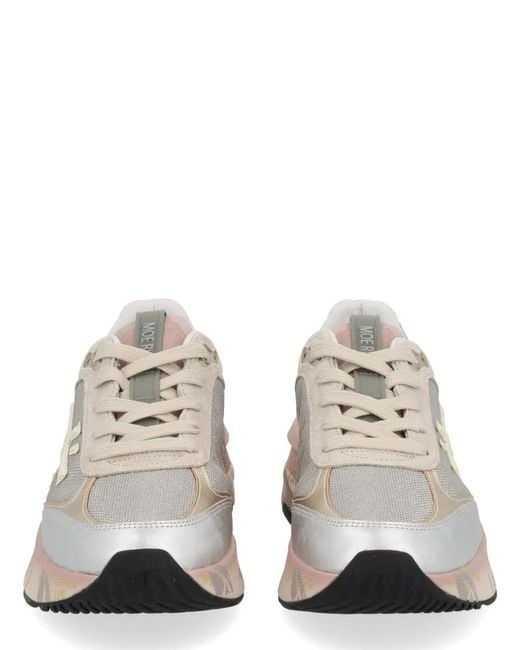 Premiata White "Moerund" Sneaker