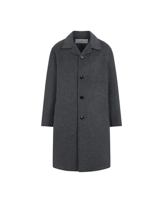 AMI Gray Trench Coat for men