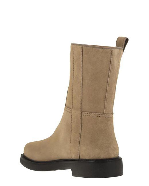 Tod's Brown Suede Ankle Boot