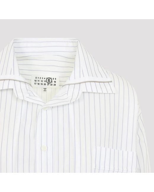 MM6 by Maison Margiela White Cotton Shirt