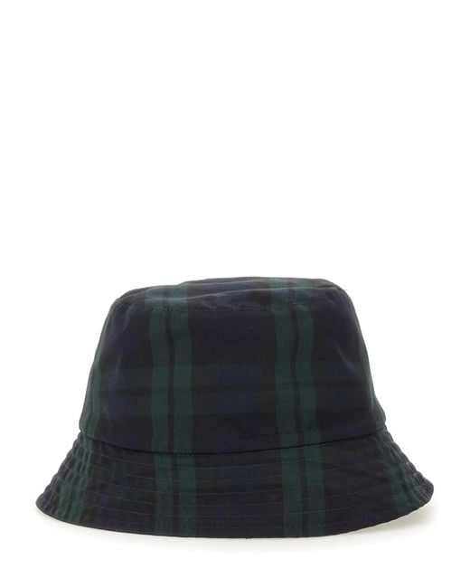 Moncler Blue Reversible Bucket Hat for men