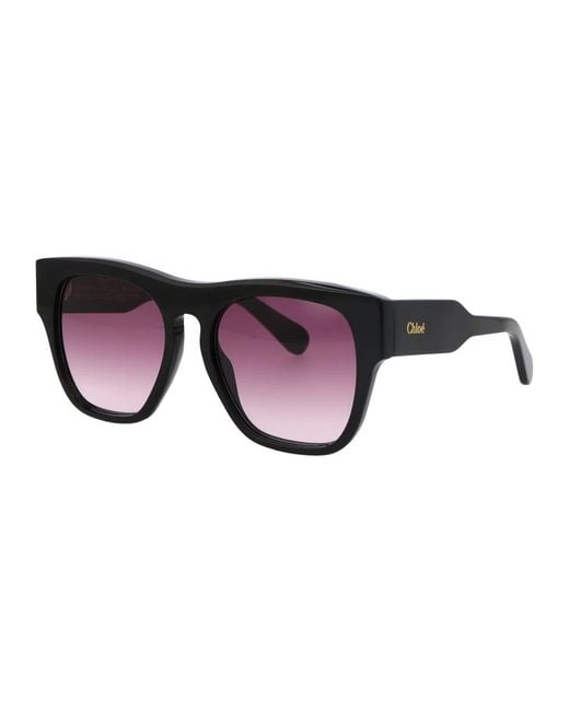 Chloé Brown Acetate Sunglasses
