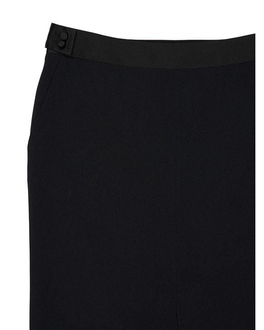 Tom Ford Black Pencil Skirt Below The Knee