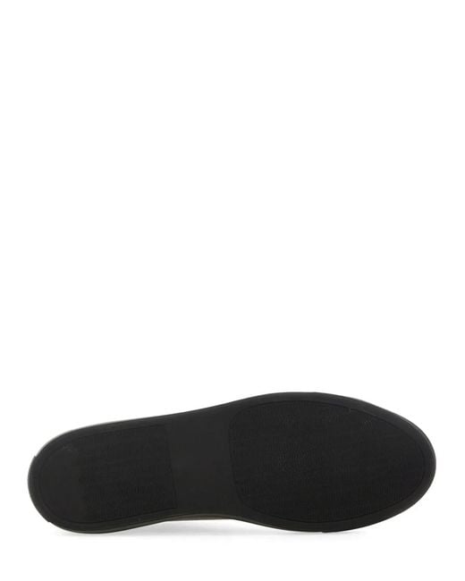 Common Projects Black Leather Achilles Low-Top Sneakers for men