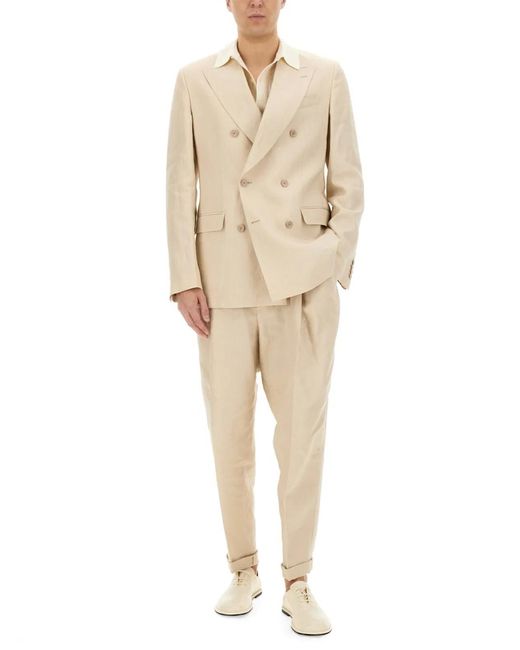 Dolce & Gabbana Natural Dolce & Gabbana Doublebreasted Jacket for men
