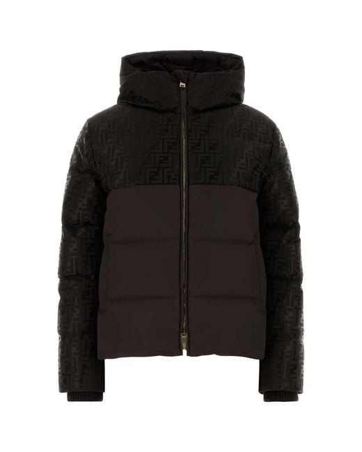 Fendi Black Ff Jacquard Duvet