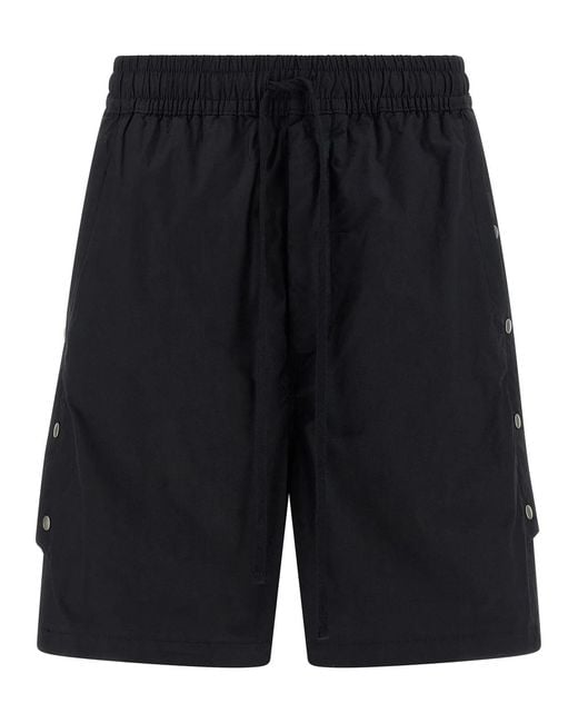Thom Krom Black '33' Bermuda Shorts for men