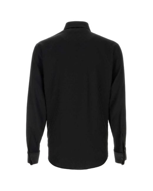 Gucci Black Regular Logo Shirt for men