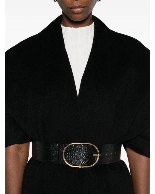 Elisabetta Franchi Black Oversize Jacket