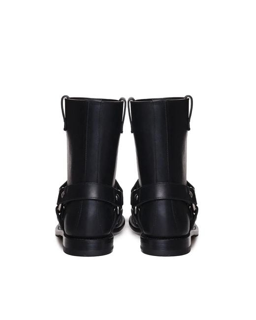 Loewe Black Smooth Leather Pull-On Boot