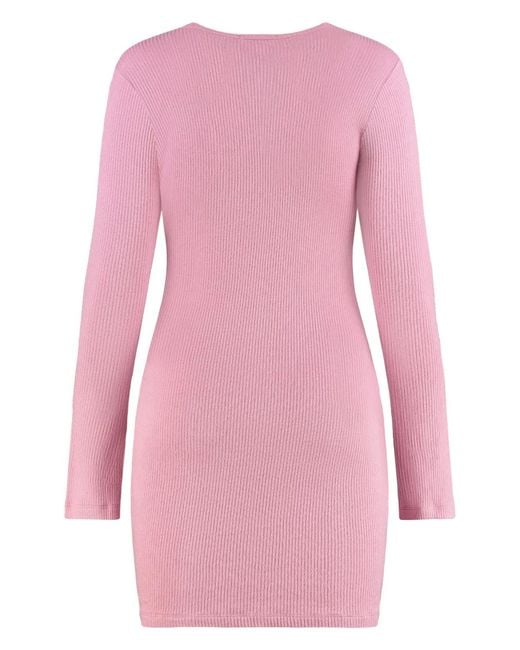 SABLYN Pink Kelly Knitted Dress