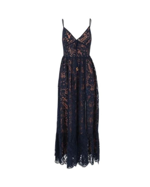 Michael Kors Blue Midnight Silk Dress