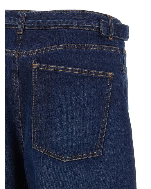 Twinset Blue Twin Set High Waist Jeans