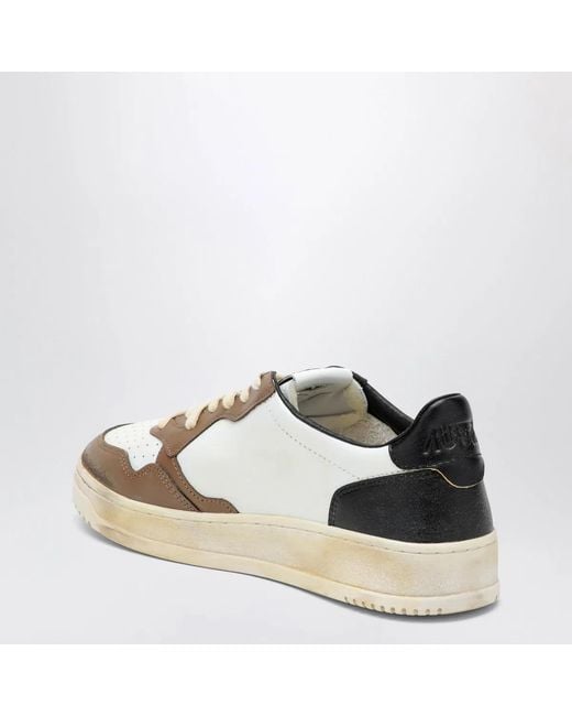 Autry White Medalist Low Super Vintage Sneakers for men