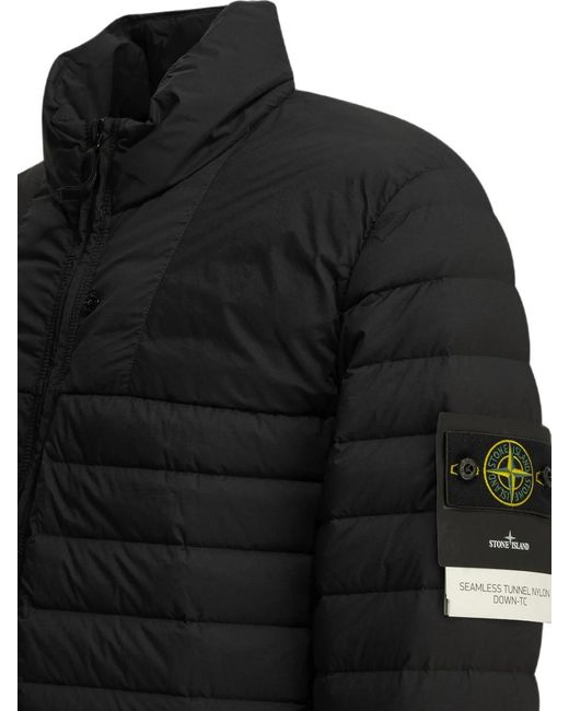 Stone Island Black Polyamide Jacket for men