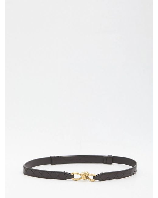 Bottega Veneta White Andiamo Belt
