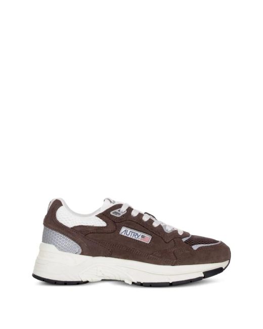 Autry White Hyperway Low Sneakers