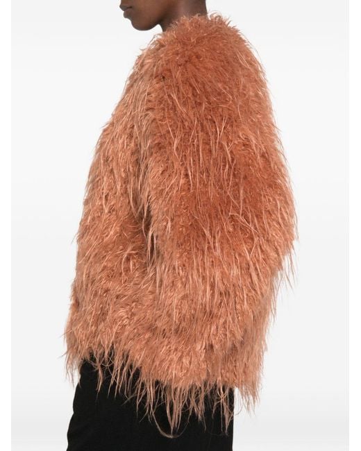 Forte_forte Brown Ecofur Blouson Jacket
