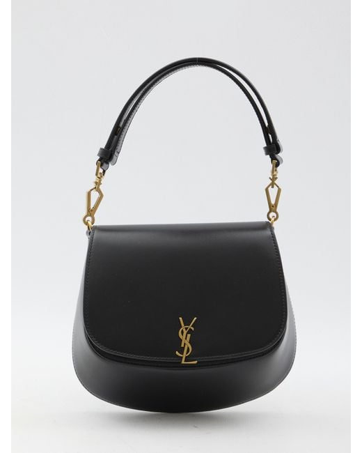 Saint Laurent Black Borsa A Mano Mini Voltaire
