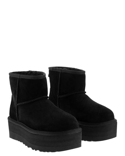Ugg Black Classic Mini Platform