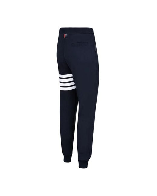 Thom Browne Blue Fleece Sweatpants for men
