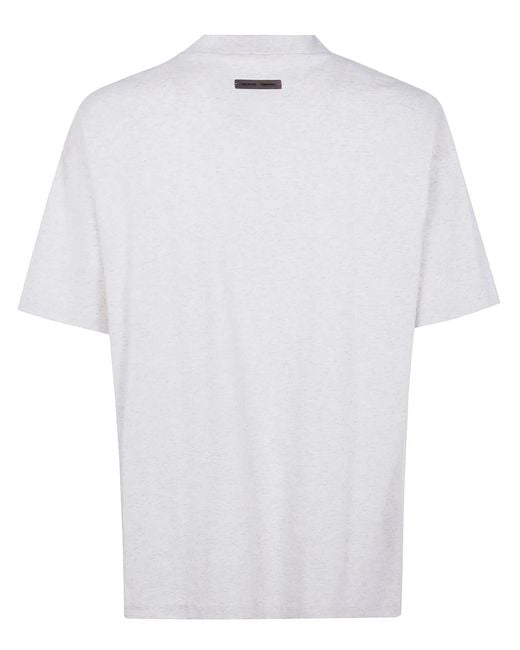Fear Of God White "Classic Short Sleeve" Tee for men