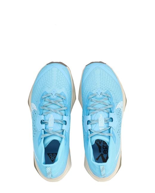 Nike Blue Acg Zegama Trail Running Shoes for men