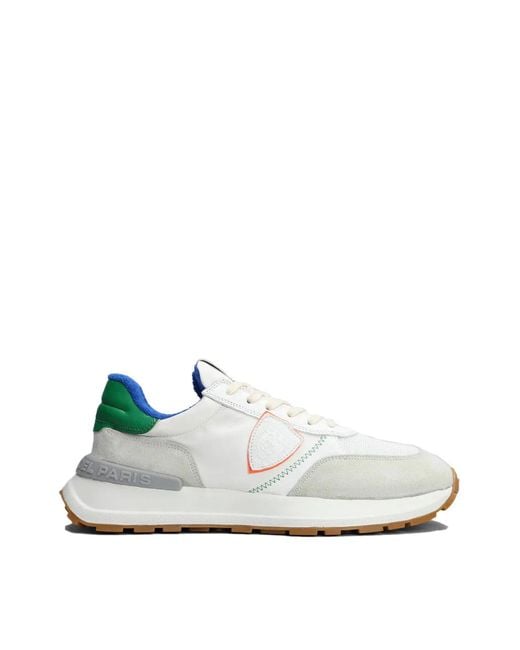 Philippe Model White Antibes Low Sneakers for men
