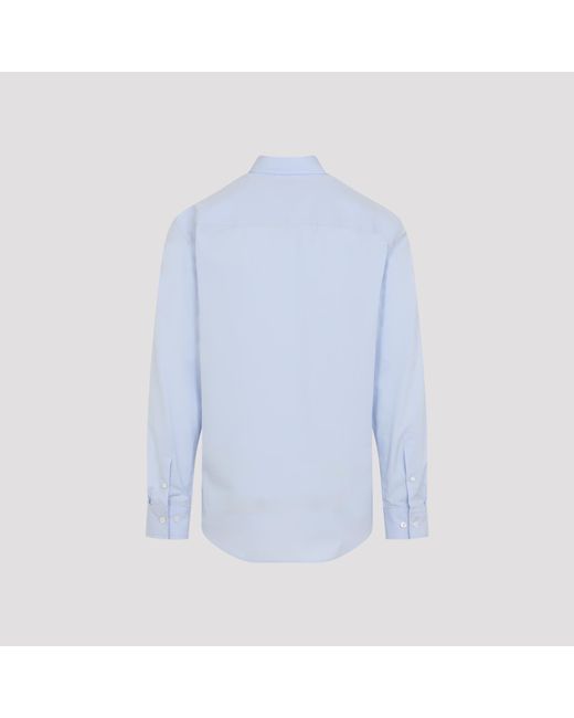 Dries Van Noten Blue Light Cilian Shirt for men